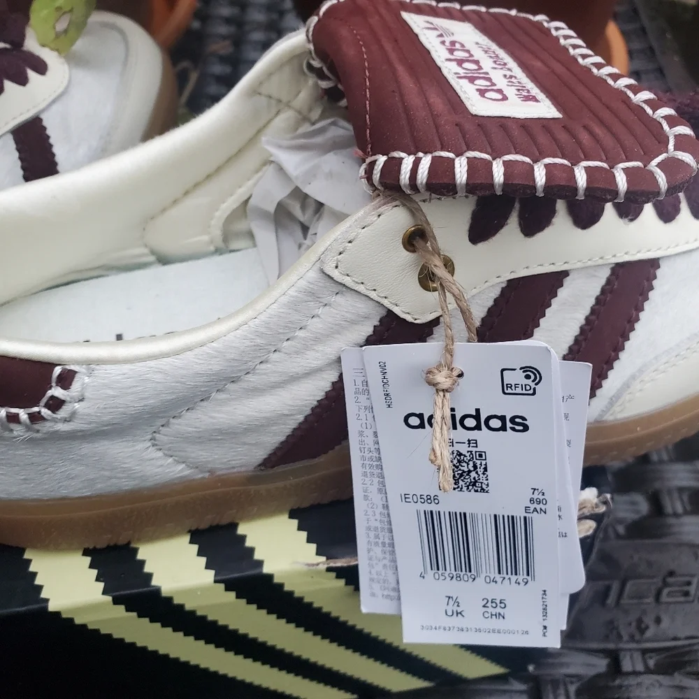 New in Box Wales Bonner x Adidas Samba Pony 'Cream White'